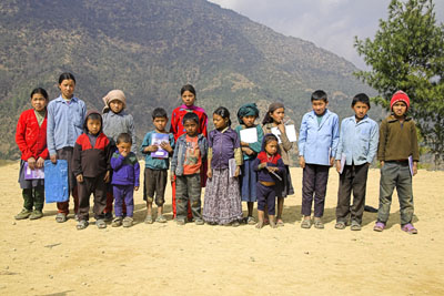 15 van de 16 gesponsorde kinderen