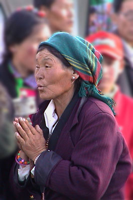 Pelgrim in Lhasa